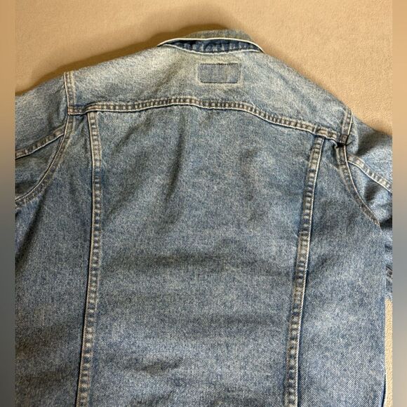 Vintage Levi’s 1980’s Jean Denim Jacket Blue Rare Mens size 40 Made in Usa - Picture 15 of 16